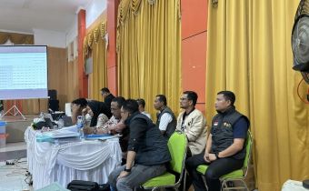 Monitoring Pengawasan Pleno Rekapitulasi Penghitungan Suara Tingkat Kabupaten, Indra : Kita Mengawal Suara Rakyat