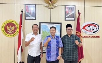 Bawaslu dan Kabinda Riau Diskusikan tentang Penguatan Kapasitas Penyelenggara Pemilu