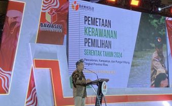 Bawaslu Meluncurkan Pemetaan Kerawanan Pemilu Guna Mencegah Potensi Pelanggaran Pemilihan Serentak di Provinsi Riau