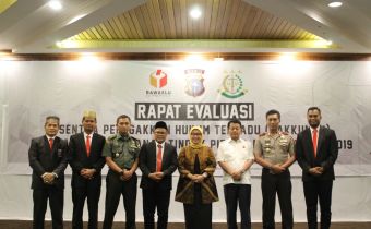 Sentra Gakkumdu Inhu Terbaik di Riau pada Penanganan Tindak Pidana Pemilu 2019.