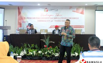 Hadir sebagai Narsum, Fritz sampaikan 6 Tips Menulis Berita