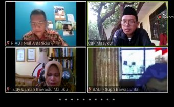 4 (Empat) Hari Jelang Pelaksanaan Coklit, Neil Ikuti Rakornas Daring Persiapan Pengawasan