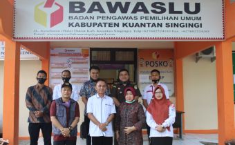 Perkuat Penegakkan Tindak Pidana Pemilihan, Sentra Gakkumdu Provinsi Riau Kunjungi Bawaslu Kuantan Singingi