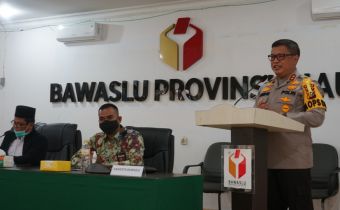 Buka Rakor Sentra Gakkumdu Se Riau, Kapolda : Kita Akan Dukung Keputusan Bawaslu