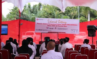 Sukseskan Pelaksanaan SKD CPNS 2021, Bawaslu Riau Turunkan 30 Pegawai Sekretariat