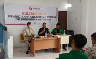 Kuliah Umum Pengawasan Pemilu di lingkungan Akademik