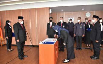 Sempat Dua Tahun Terjadi Kekosongan, Akhirnya Jabatan Kabag Pengawasan Pemilu Terisi