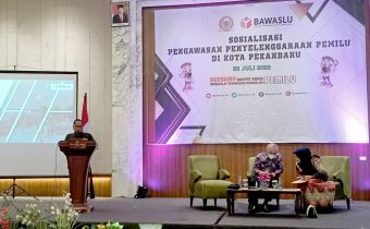 Melalui Sosialisasi Pengawasan Penyelenggaraan Pemilu bersama DPR RI, Bawaslu Riau Perkuat Fungsi dan Peran Pengawasan Partisipatif