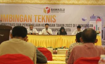 Menghadapi Akhir Tahun, Bawaslu Riau Gelar Bimtek untuk Menyamakan Pemahaman dan Persepsi