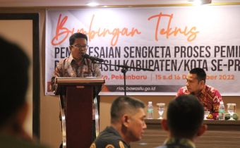 Matangkan Pemahaman Jajaran Bawaslu Kabupaten/Kota, Bawaslu Riau Gelar Bimtek Penyelesaian Sengketa Proses
