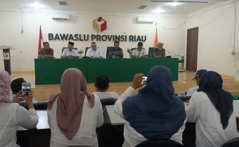 Bawaslu Riau Terima Silaturahmi dan Audiensi DPW Partai Perindo Riau