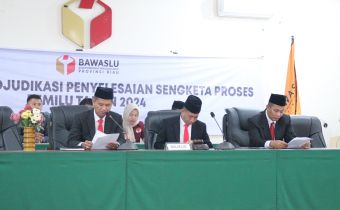 Bawaslu Riau Kembali Lakukan Proses Penyelesaian Sengketa Pemilu dan Selesai Tahap Mediasi
