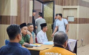 Anggota Bawaslu Riau Hasan Awasi Rapat Pleno Terbuka Rekapitulasi Dan Penetapan Daftar Pemilih Sementara Tingkat Kota Dumai
