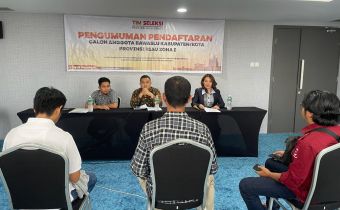 Tim Seleksi Calon Anggota Bawaslu Kabupaten/Kota Provinsi Riau Wilayah I Umumkan Pendaftaran