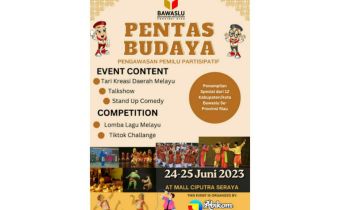 Siap-Siap, Bawaslu Riau adakan Event Besar Pentas Budaya Pengawasan Pemilu Partisipatif, Banyak challenge dengan doorprize hadiah
