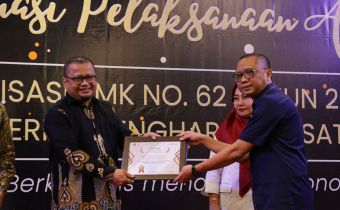 Bawaslu Riau Raih Penghargaan Terbaik Kedua Dari KPPN Pekanbaru