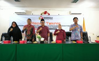 Bawaslu Riau Laksanakan Rapat Teknis Pelaksanaan Monev Pengisian SAQ Bawaslu se-Provinsi Riau