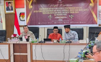 Amiruddin Mengimbau KPU Agar melaksanakan Pemutakhiran Data Pemilih Pemilihan Serentak 2024 sesuai dengan Data dan Peraturan yang ada