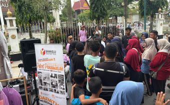 Tampilkan Potret Pengawasan di arena CFD, Masyarakat Sambut Antusias