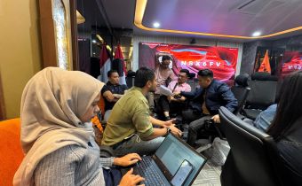 Bawaslu Riau Dampingi simulasi dan pemberian keterangan Bawaslu Kampar Pada Sidang MK