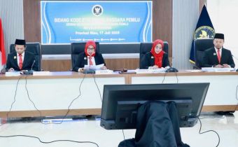 DKPP Periksa Ketua dan Anggota Bawaslu Kabupaten Pelalawan
