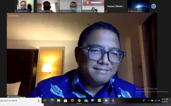 Bawaslu Riau Ikuti Rapat Daring Pengenalan Konsep Open Data Dan E-PPID Oleh Pusdatin Bawaslu RI